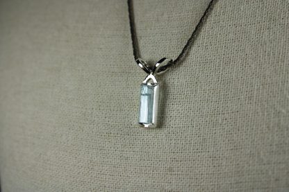 Natural Colorado Aquamarine "Floating" Crystal Pendant - Image 2