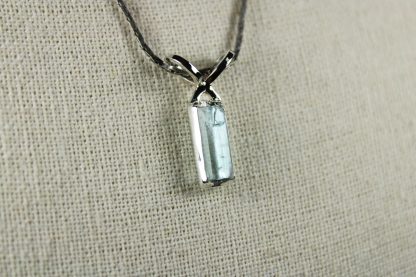 Natural Colorado Aquamarine "Floating" Crystal Pendant - Image 4