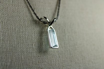 Natural Colorado Aquamarine "Floating" Crystal Pendant - Image 6