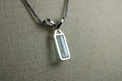 Natural Colorado Aquamarine "Floating" Crystal Pendant - Image 9