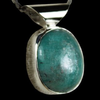 Colorado Amazonite and silver pendant