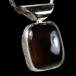 Colorado Smoky Quartz and silver pendant